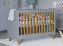 Lit bébé 60x120 DREAM Gris - 2
