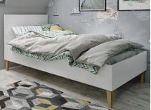 Lit enfant 80x180 DREAM Blanc/Chêne  - 1