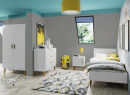Lit enfant 80x180 DREAM  Blanc/Chêne - Chambre 2