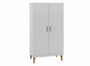 Armoire 2 portes DREAM Blanc/Chêne