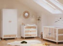 Lit bébé évolutif 70x140 NAMI Blanc/Cèdre - Chambre
