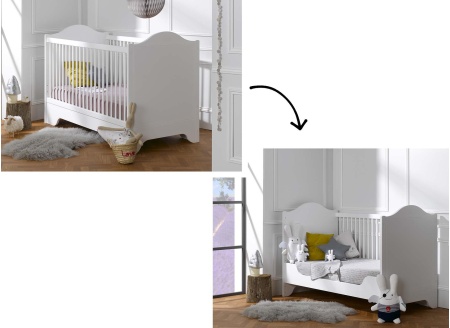 Chambre bébé complète SPARTE - Blanc  - 11