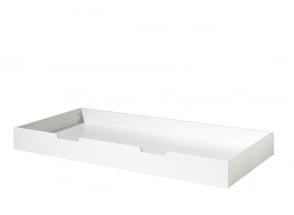 Cajón de cama cabaña infantil LYNN y BELLA 90x200 - Blanco