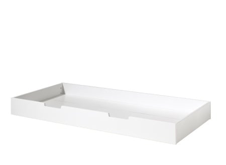 Tiroir de lit cabane enfant 90x200 LYNN Blanc  - 1