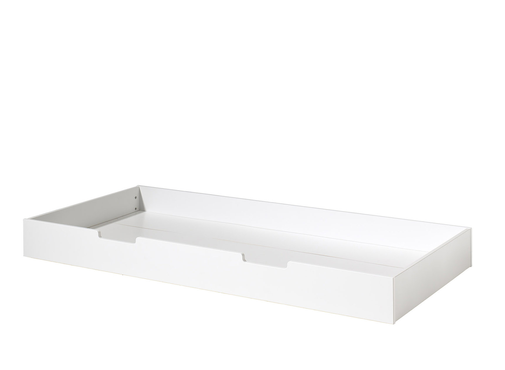 Tiroir de lit cabane enfant 90x200 LYNN Blanc  - 1