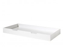 Tiroir de lit cabane enfant 90x200 LYNN Blanc  - 1
