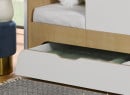 Lit enfant 90x190 SORIA Blanc/Bois - 3