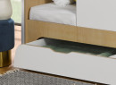 Lit enfant 90x190 SORIA Blanc/Bois - 3