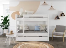 Lit superposé séparable 90x190 ANGEL Blanc - 2