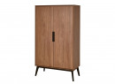 Armoire 2 portes VINTAGE Noyer - 3
