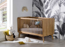 Lit bébé évolutif WOOD – Chêne Vintage Nateo Concept - 1