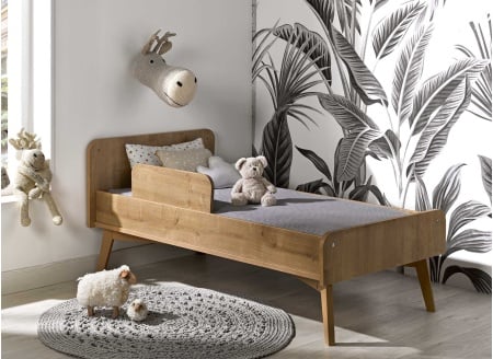 Lit bébé évolutif WOOD – Chêne Vintage Nateo Concept - 2