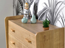 Commode 3 tiroirs WOOD – Chêne Vintage Nateo Concept - 2