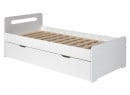 Lit gigogne 90x200 LEVIS - Blanc - 5