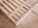 Lit gigogne 90x200 rangement OSLO Bois/Blanc - 6