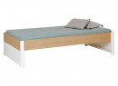 Lit enfant 90x200 PRADO – Blanc/Chêne Nateo Concept - 5