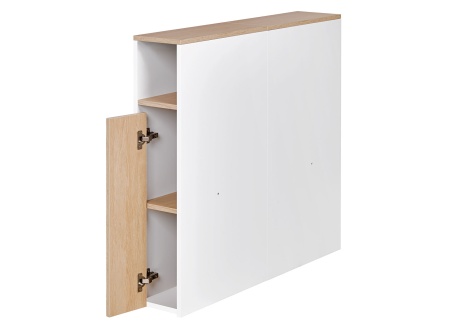 Tête de lit enfant 90 PRADO Blanc/Chêne - 2