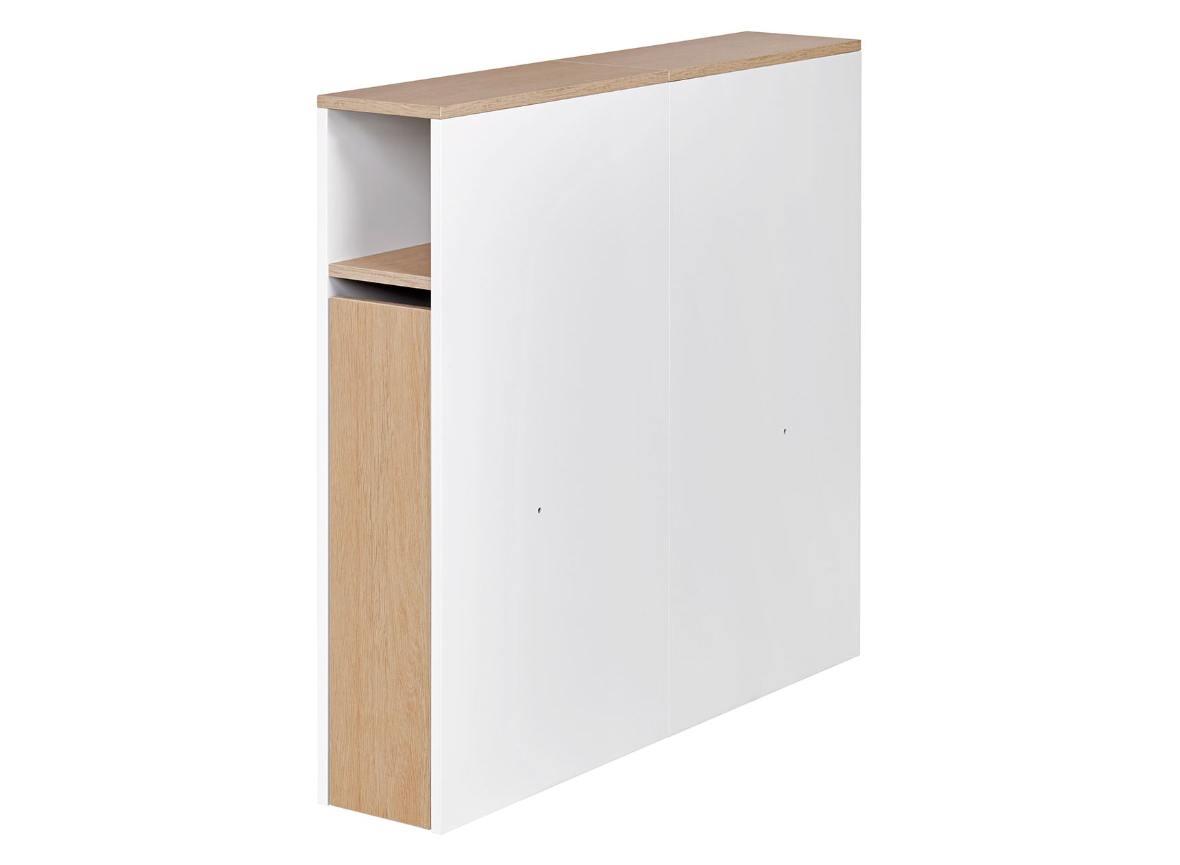 Tête de lit enfant 90 PRADO Blanc/Chêne - 1