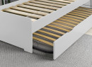 Lit gigogne 90x190 LEVIS - Blanc - 4