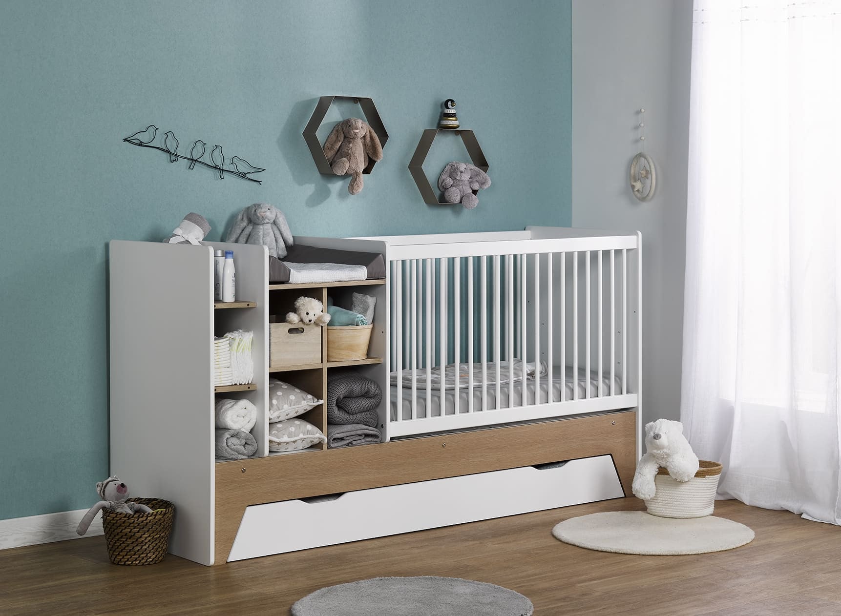 Lit bébé évolutif 3 en 1 PALME - 2