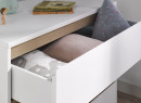 Commode 3 tiroirs BROOM – Blanc/Chêne Clair Nateo Concept - 2