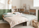 Lit enfant rangement 90x190 MANLY - Blanc/Chêne - 5