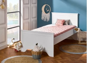 Lit enfant 90x190 SPARTE – Blanc