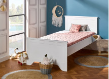 Lit enfant 90x190 SPARTE – Blanc Nateo Concept - 1