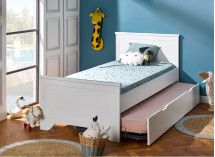 Lit enfant 90x190 SPARTE – Blanc Nateo Concept - 6