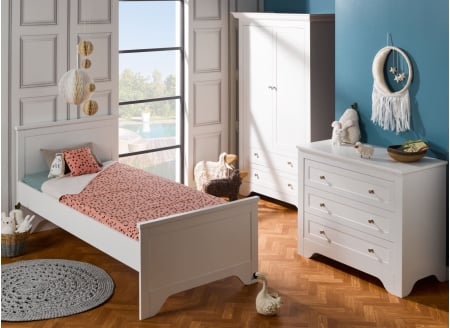 Lit enfant 90x190 SPARTE – Blanc Nateo Concept - 2