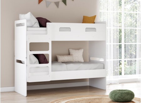 Lit superposé 90x190 LEVIS – Blanc Nateo Concept - 1