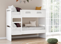Lit superposé 90x190 LEVIS – Blanc Nateo Concept - 1