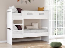 Lit superposé 90x190 LEVIS – Blanc Nateo Concept - 1