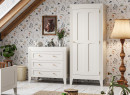 Armoire 1 porte MILENNE Blanc - 3