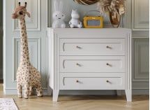Commode 3 tiroirs MILENNE Blanc - 1
