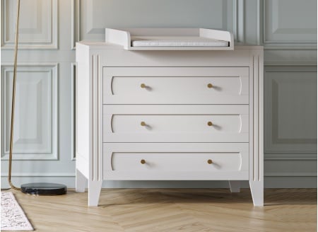 Plan à langer pour commode MILENNE Blanc - 2