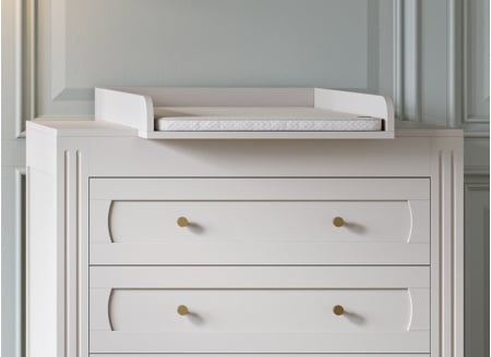 Plan à langer pour commode MILENNE Blanc - 1