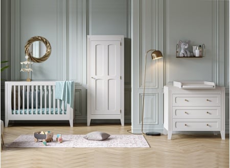 Chambre bébé complète MILENNE Blanc