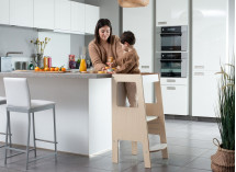 Tour d'observation Montessori NATEO Blanc/Bouleau-1