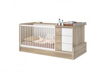 Lit bébé combiné évolutif 70x140 SALTO Chêne - 4