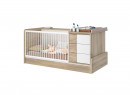 Lit bébé combiné évolutif 70x140 SALTO Chêne - 4