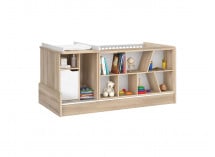Lit bébé combiné évolutif 70x140 SALTO Chêne - 5