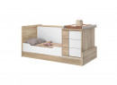 Lit bébé combiné évolutif 70x140 SALTO Chêne - 6