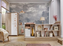 Lit bébé combiné évolutif 70x140 SALTO Chêne - 2