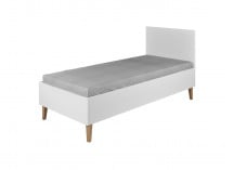 Lit enfant 80x180 DREAM  Blanc/Chêne - 4