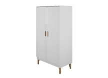 Armoire 2 portes DREAM Blanc/Chêne - 3