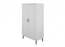 Armoire 2 portes DREAM Blanc/Chêne - 3