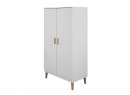Armoire 2 portes DREAM Blanc/Chêne - 3