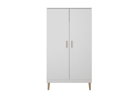 Armoire 2 portes DREAM Blanc/Chêne - 2