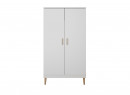 Armoire 2 portes DREAM Blanc/Chêne - 2